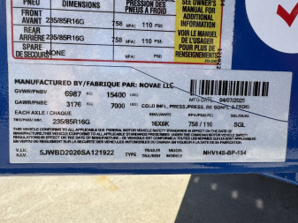 New 2025 Midsota HV14 15.4K Dump Trailer