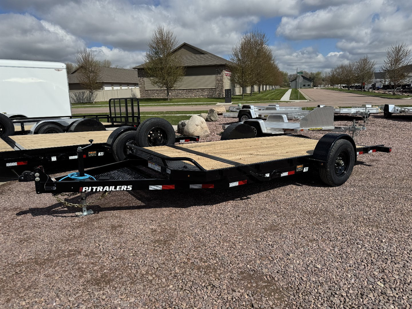 New 2025 PJ Trailers T1-16 7K Tilt Trailer