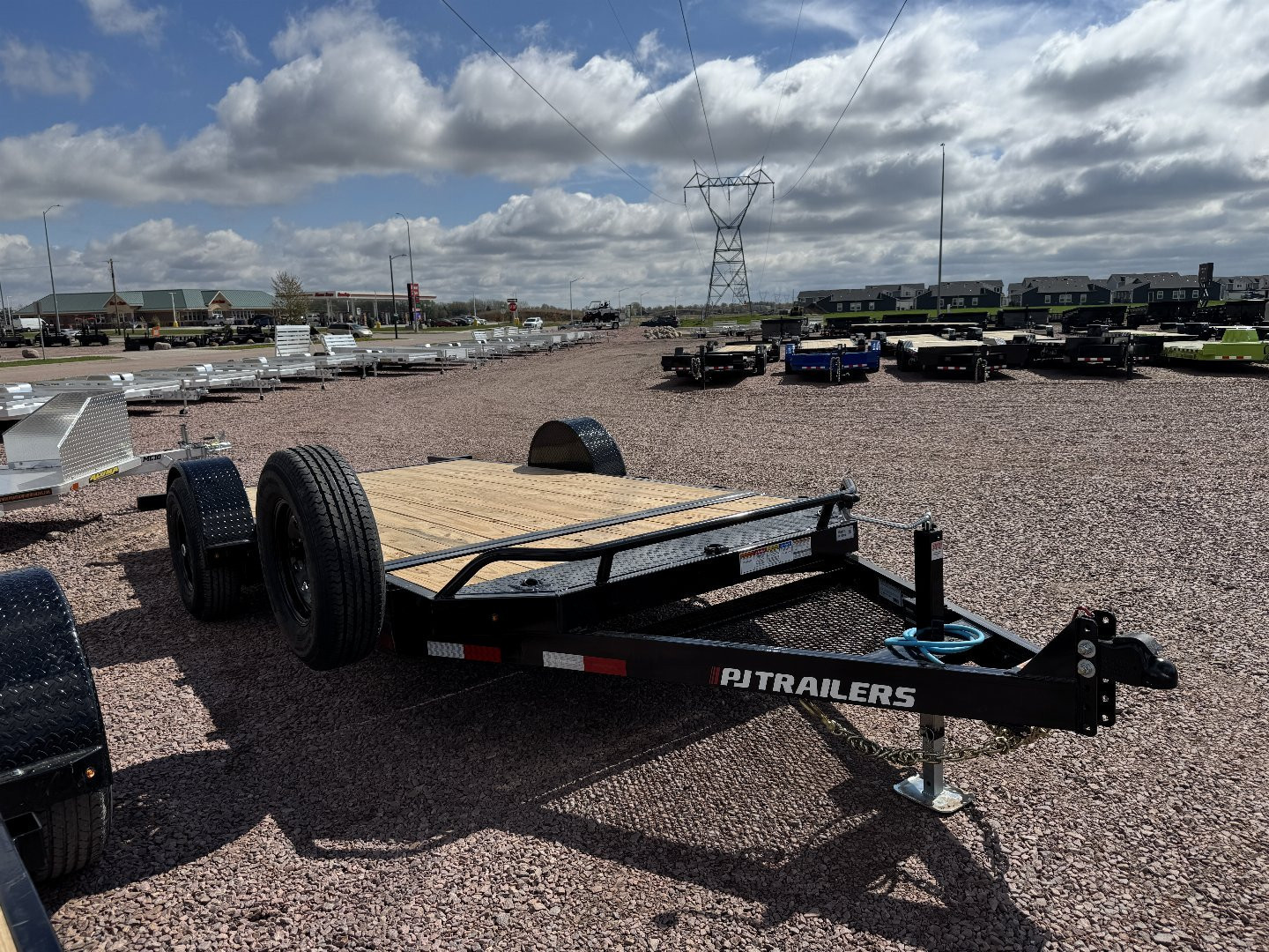 New 2025 PJ Trailers T1-16 7K Tilt Trailer