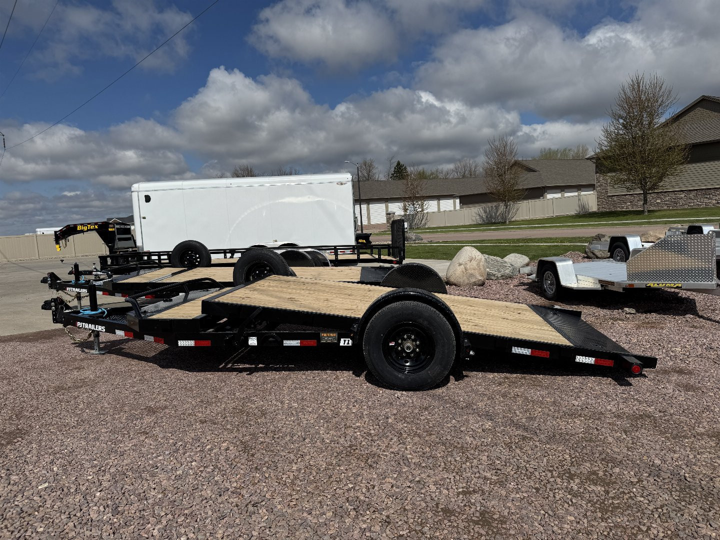 New 2025 PJ Trailers T1-16 7K Tilt Trailer
