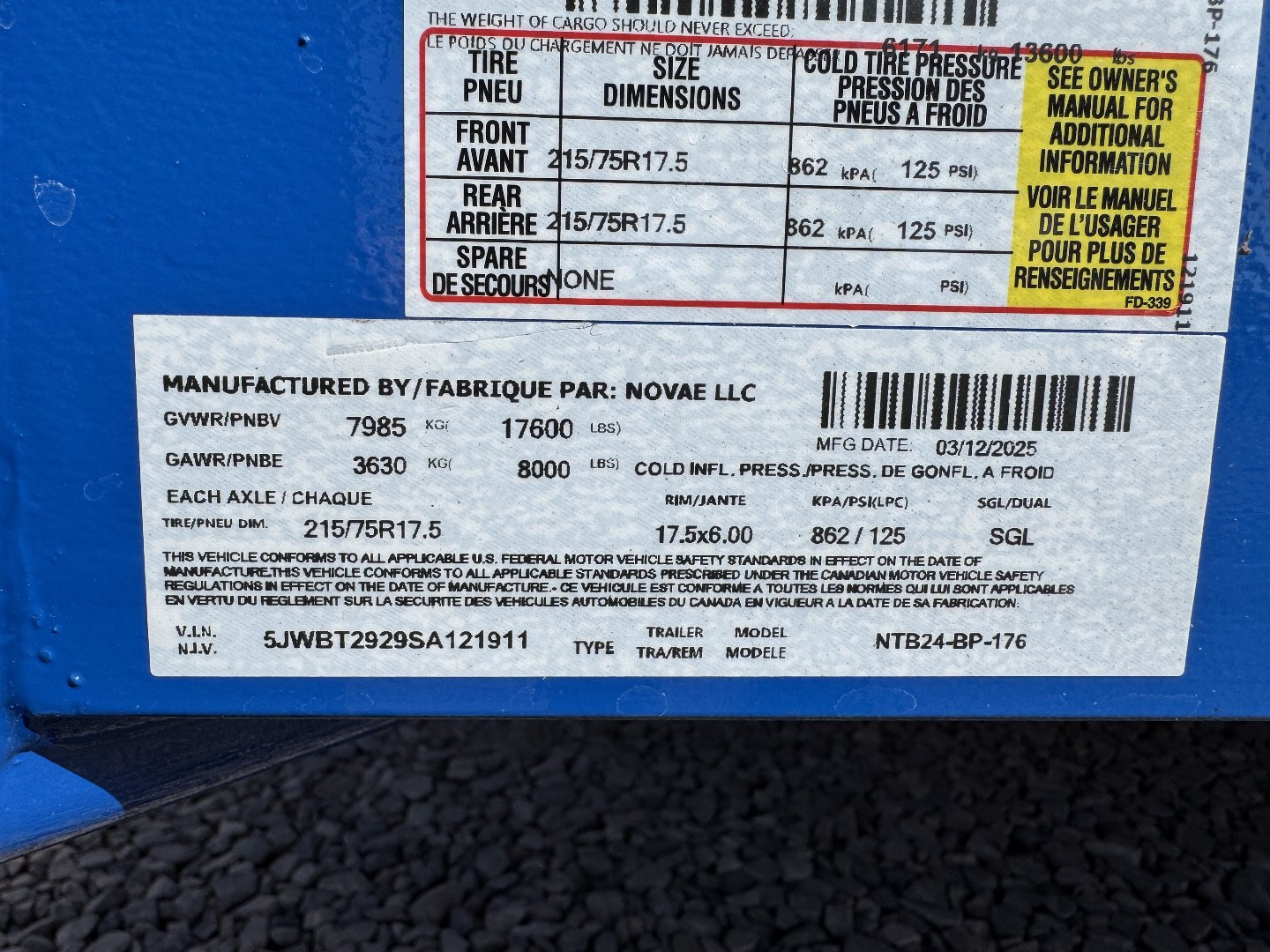 New 2025 Midsota TB-24 17.6K Tilt Trailer