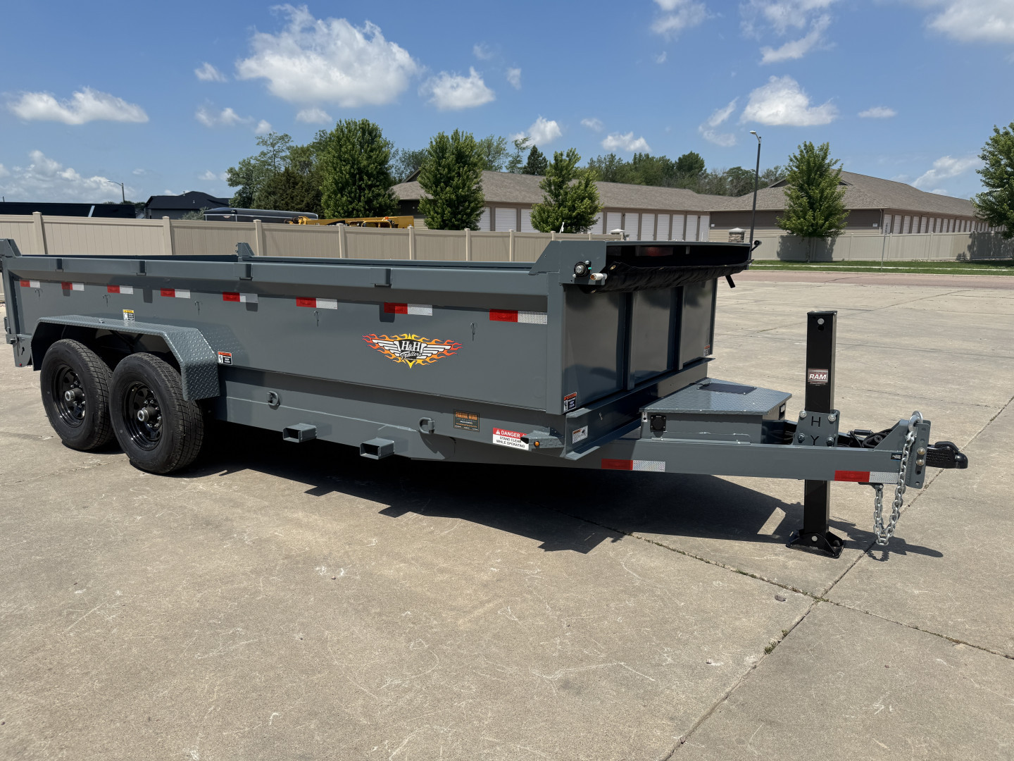 New 2025 H&H Trailers DBW-16 14K Dump Trailer