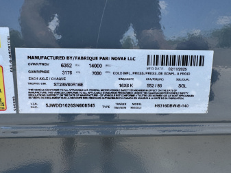 New 2025 H&H Trailers DBW-16 14K Dump Trailer