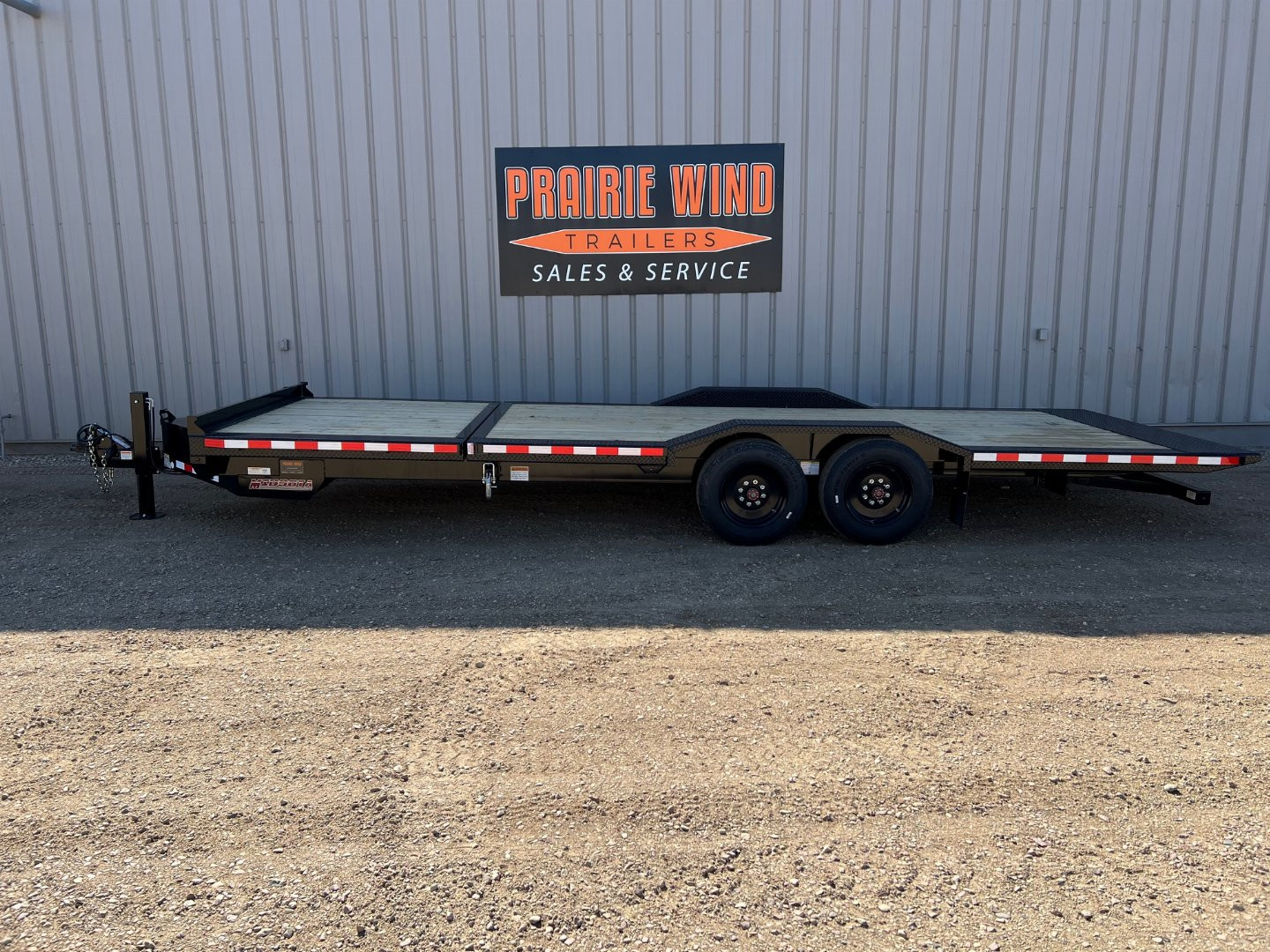 New 2025 Midsota 24 TBWB-24 Wide Body Tilt Equipment Trailer