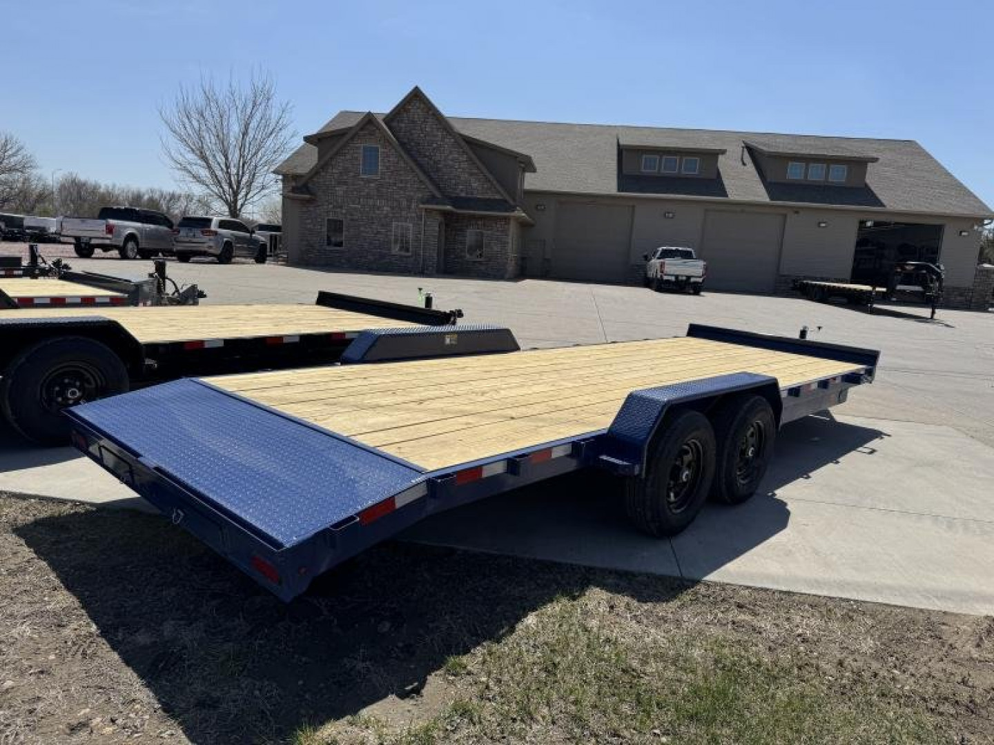 New 2025 H and H Trailer HCH8222-BP-100  Equipment Trailer