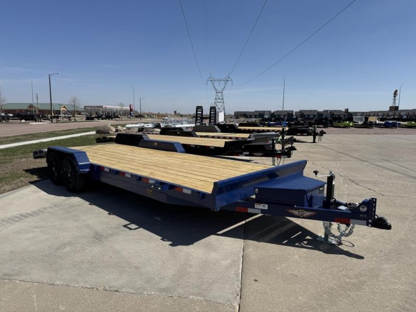 New 2025 H and H Trailer HCH8222-BP-100  Equipment Trailer