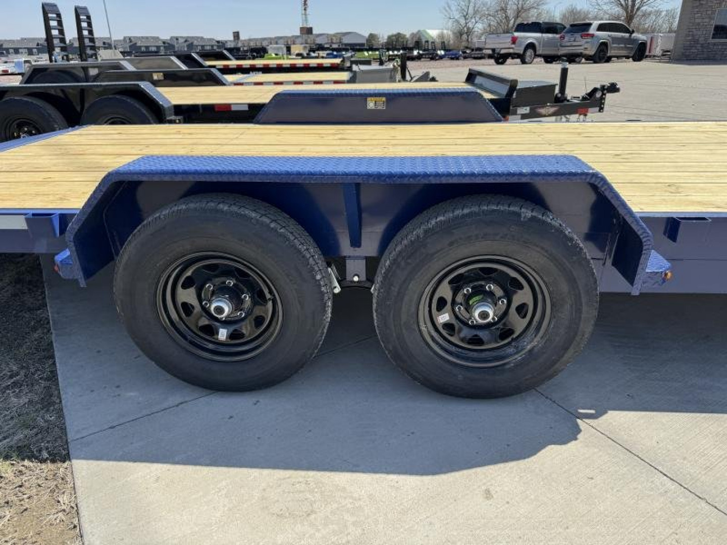 New 2025 H and H Trailer HCH8222-BP-100  Equipment Trailer
