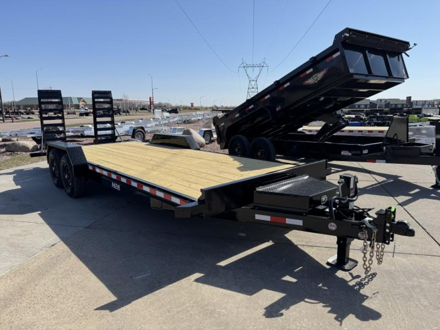 New 2025 Midsota NET8222-BP-154  Equipment Trailer