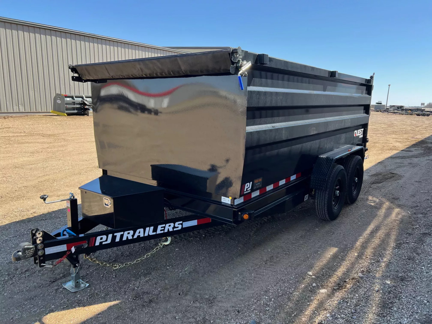 New 2025 PJ Trailers 14 D7 High Side Dump Trailer