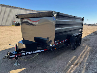 New 2025 PJ Trailers 14 D7 High Side Dump Trailer