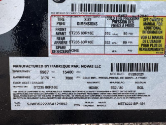 New 2025 Midsota NET8222-BP-154  Equipment Trailer