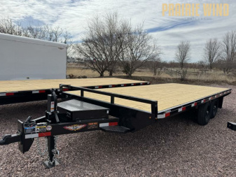 New 2025 H and H Trailer H10220HDL-140 (102  x 20' 14k)  Deckover Trailer