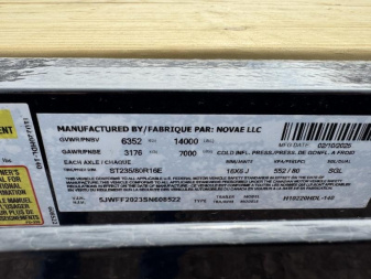 New 2025 H and H Trailer H10220HDL-140 (102" x 20' 14k)  Deckover Trailer