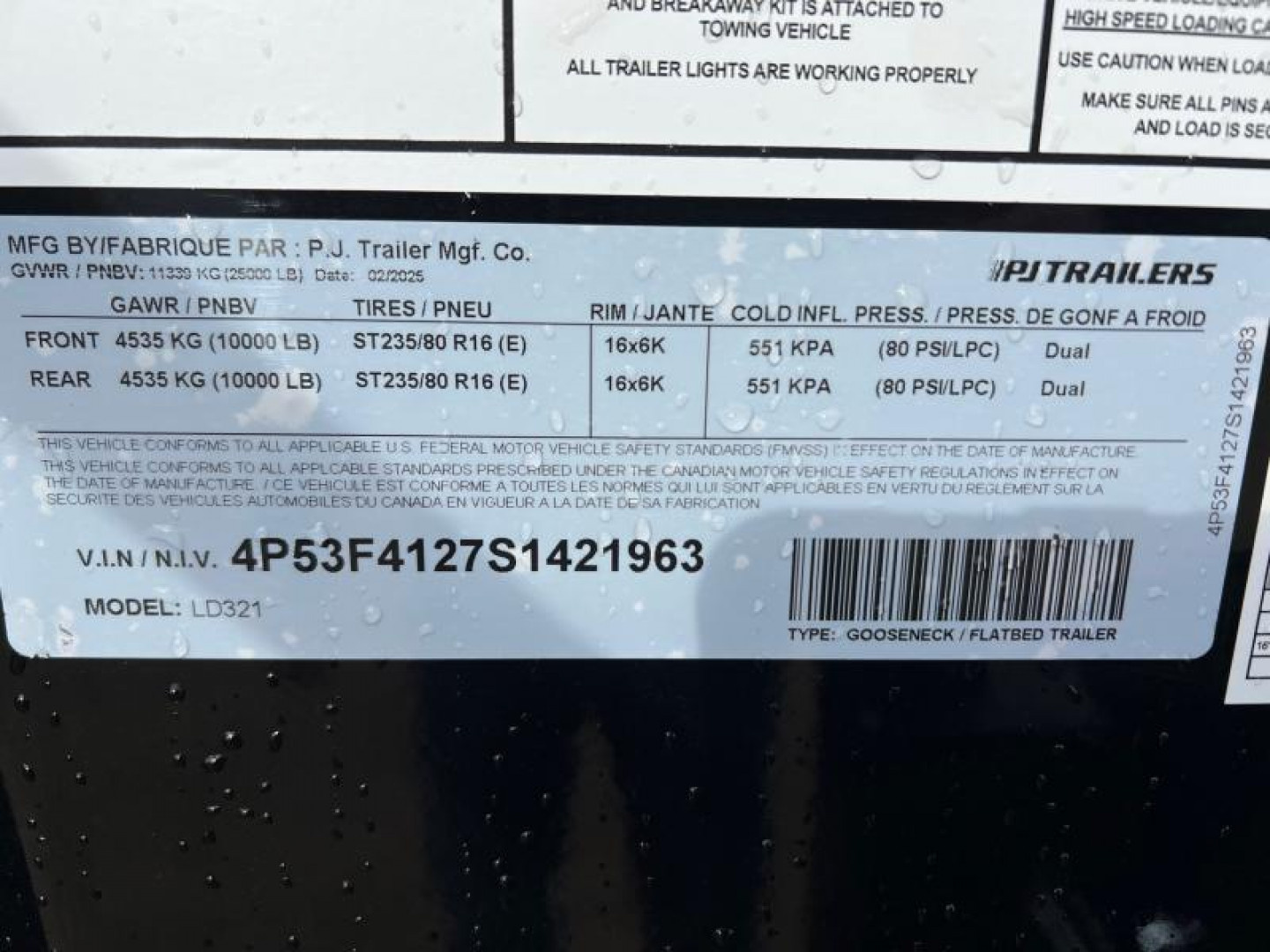 New 2025 PJ Trailers 32 Low Profile LD Tandem Dual Gooseneck Trailer
