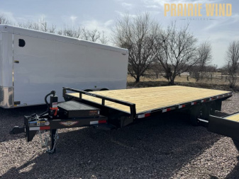 New 2025 H and H Trailer H10220HDL-140 (102  x 20' 14k)  Deckover Trailer