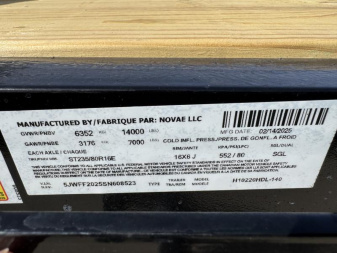 New 2025 H and H Trailer H10220HDL-140 (102" x 20' 14k)  Deckover Trailer