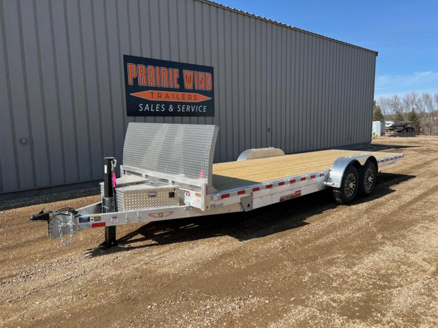 New H and H Trailer 24' H8224EXA-140 Aluminum Car / Racing Tiltbed Trailer