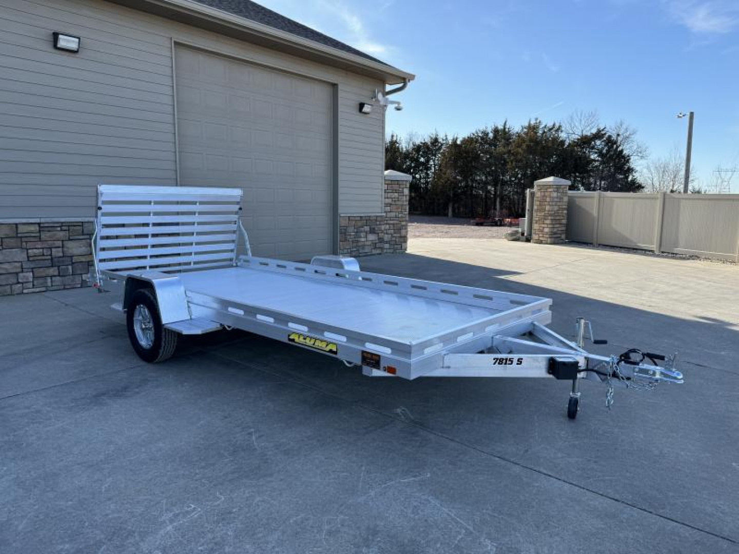 New 2026 Aluma 7815 TG Utility Trailer