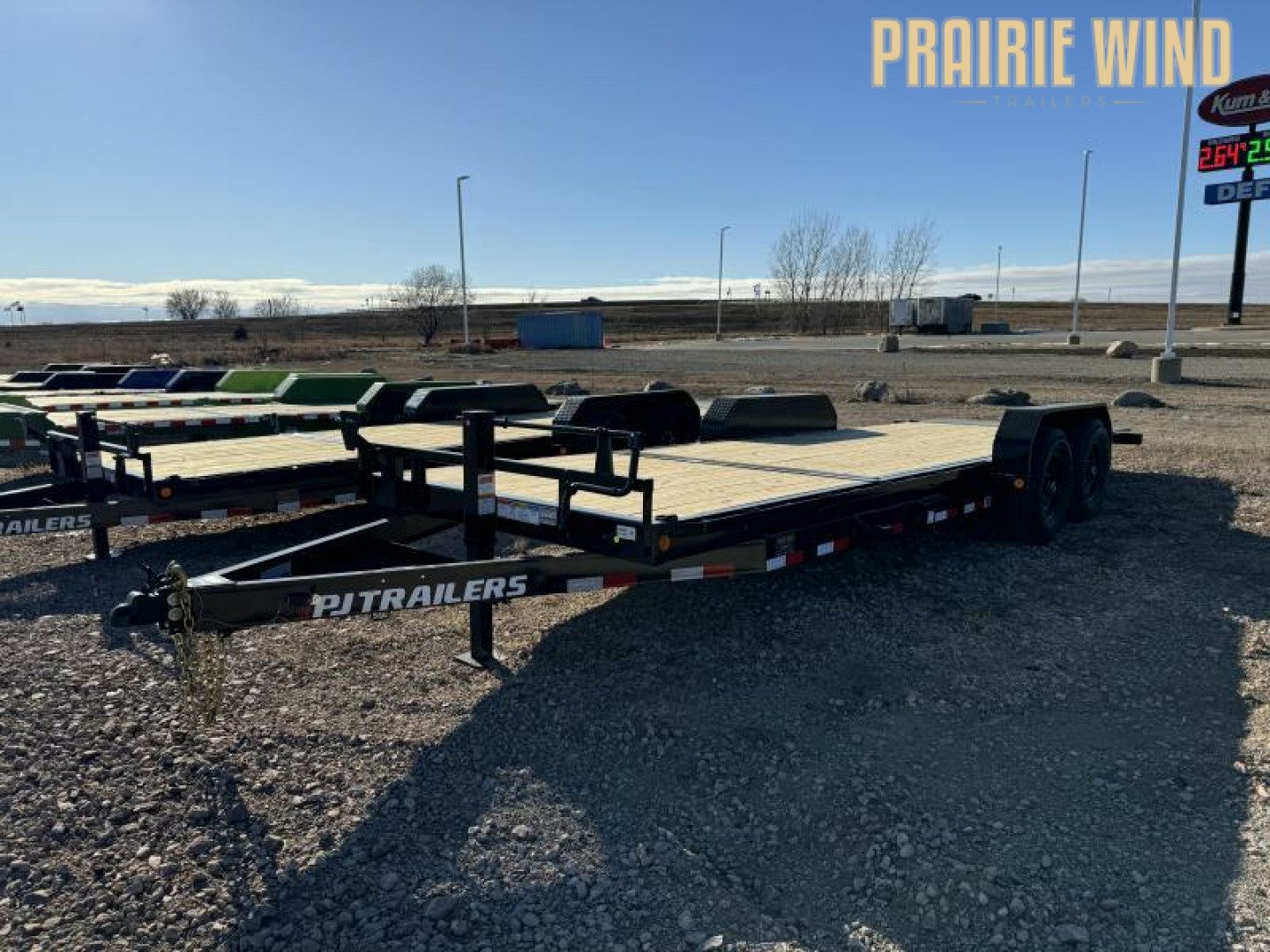 New 2025 PJ Trailers 83" x 22' T6  Tilt Trailer