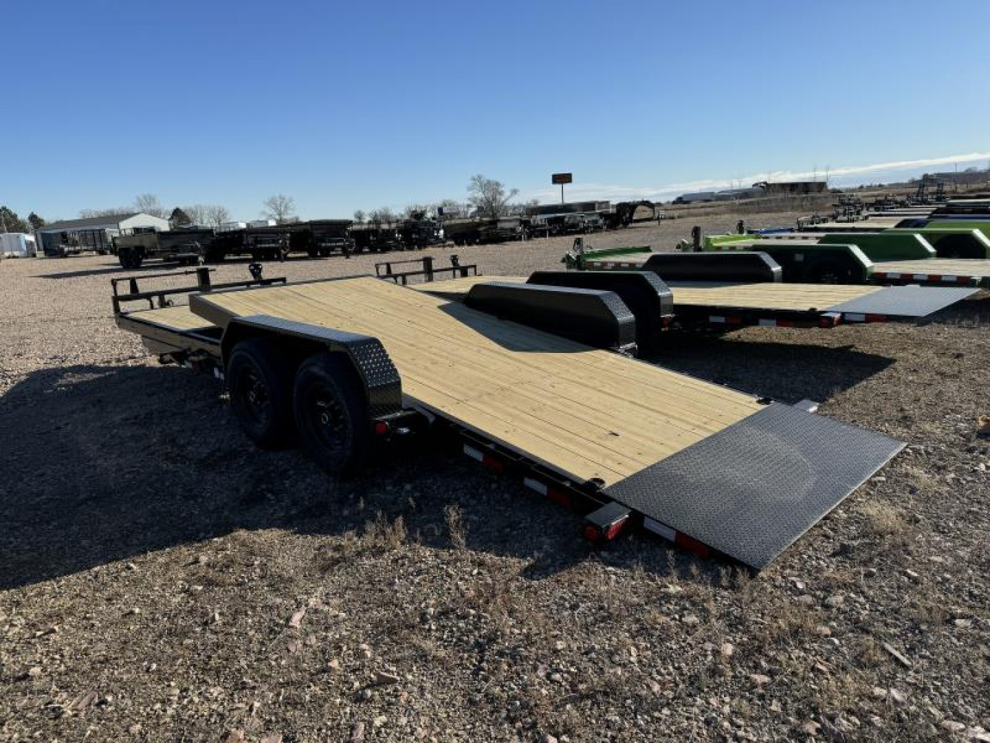 New 2025 PJ Trailers 83" x 22' T6  Tilt Trailer