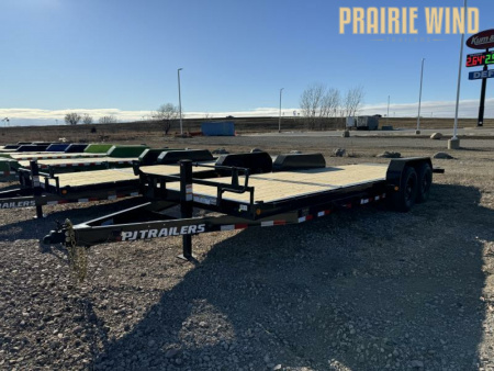New 2025 PJ Trailers 83  x 22' T6  Tilt Trailer