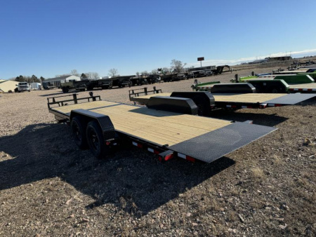 New 2025 PJ Trailers 83" x 22' T6  Tilt Trailer