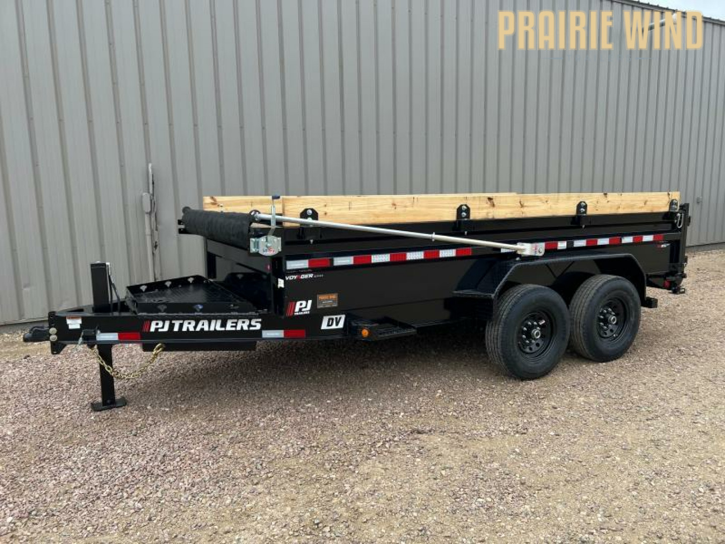 New 2025 PJ Trailers 14 Low Profile Dump Trailer - DV VOYAGER
