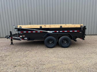 New 2025 PJ Trailers 14 Low Profile Dump Trailer - DV VOYAGER