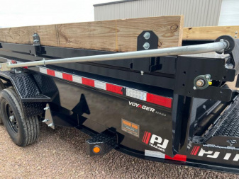 New 2025 PJ Trailers 14 Low Profile Dump Trailer - DV VOYAGER