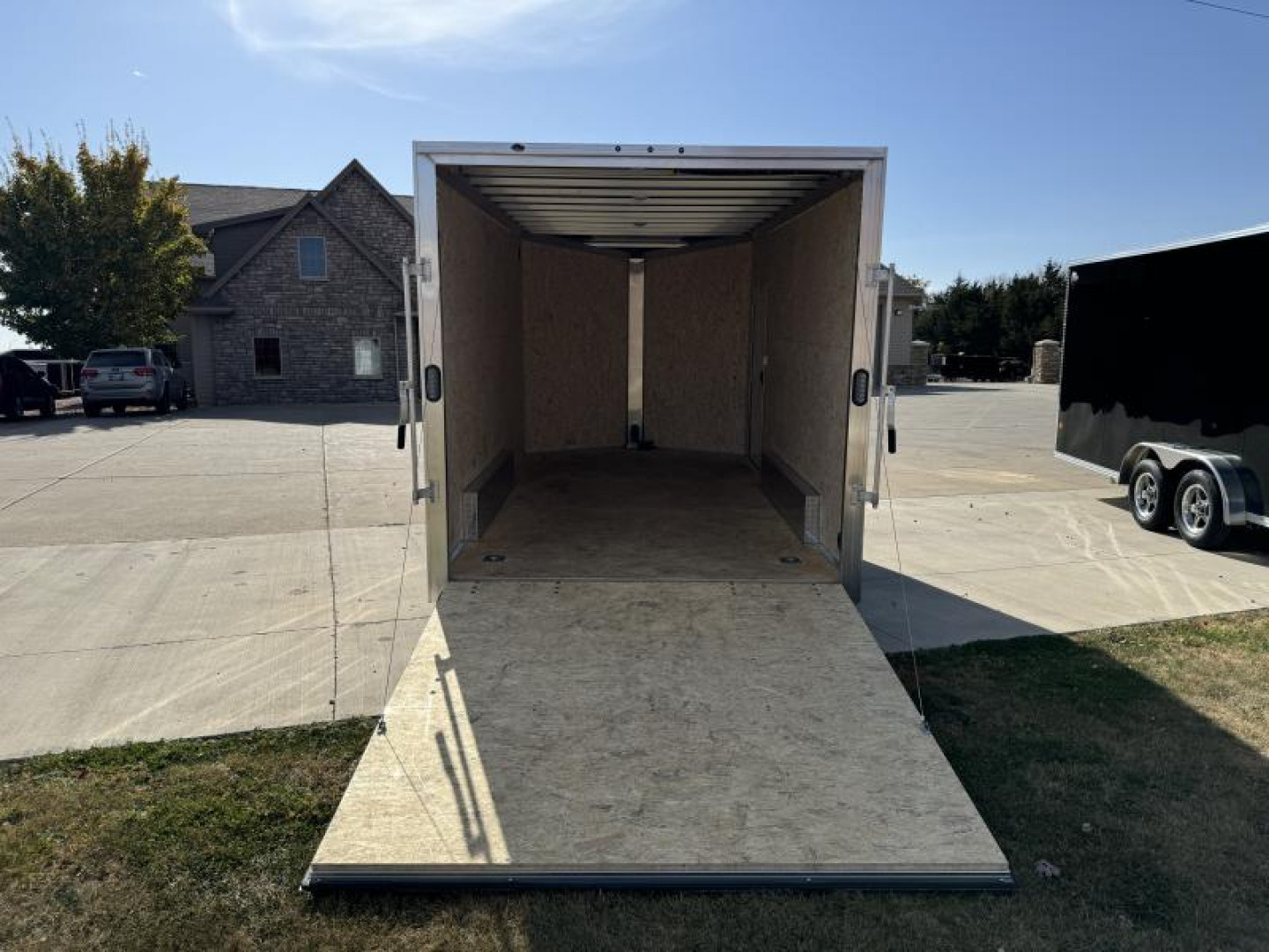 New 2025 ALCOM 7.5 X 14 Aluminum Cargo / Enclosed Trailer