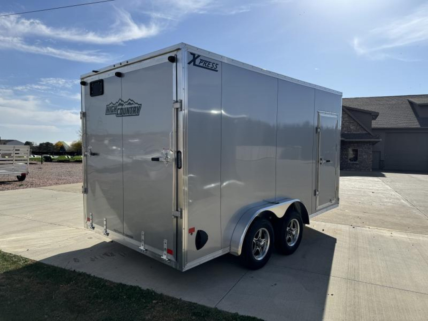 New 2025 ALCOM 7.5 X 14 Aluminum Cargo / Enclosed Trailer
