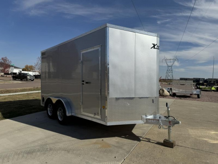 New 2025 ALCOM 7.5 X 14 Aluminum Cargo / Enclosed Trailer