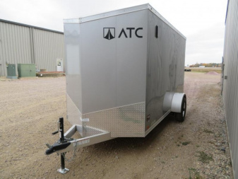 New 2023 ATC Raven 6x12 Aluminum Enclosed Trailer