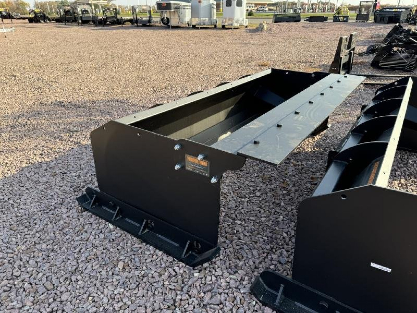 New 2025 Jenkins Iron & Steel 8' Snow Pusher Attachment