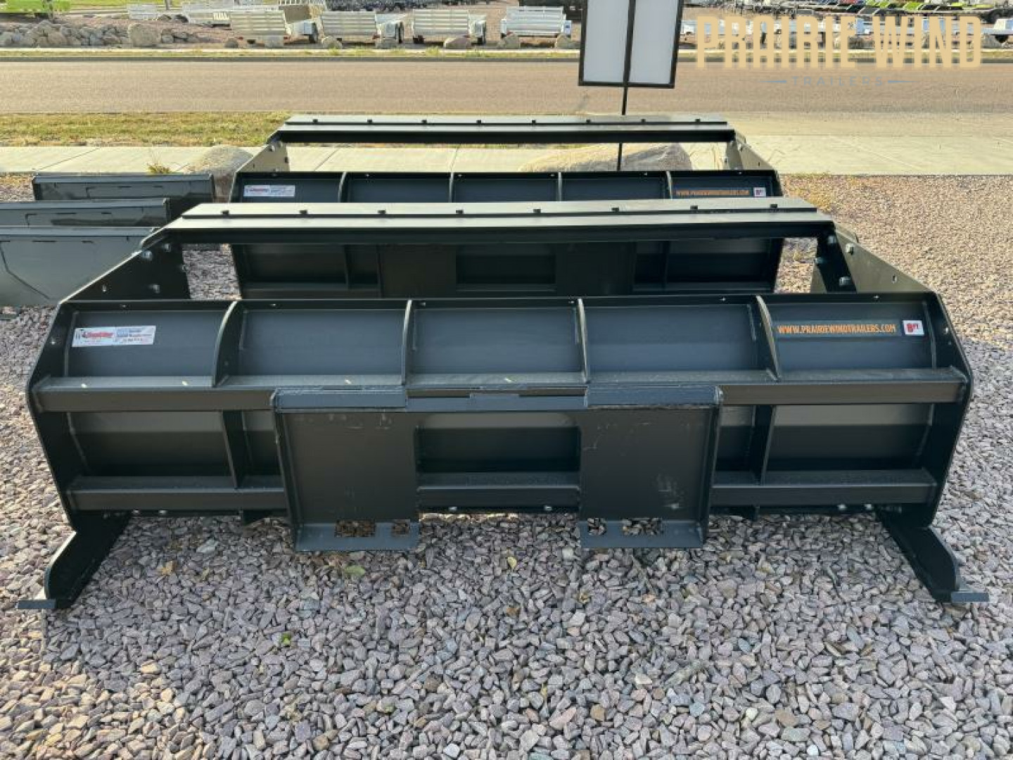 New 2025 Jenkins Iron & Steel 8' Snow Pusher Attachment