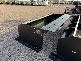 New 2025 Jenkins Iron & Steel 8' Snow Pusher Attachment