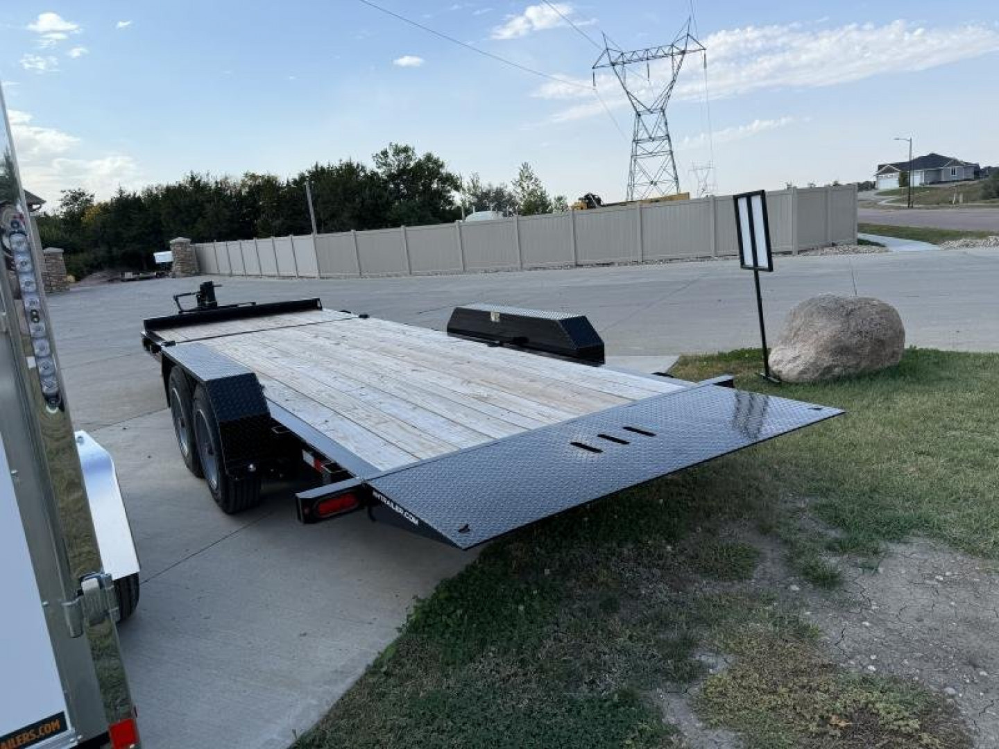 New 2024 H&H Trailers 22' HBTE82184-BP-176 Tilt Trailer