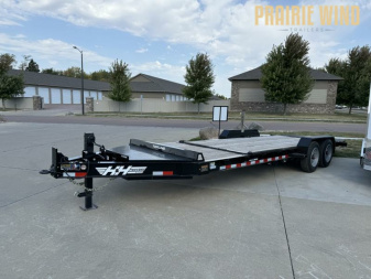 New 2024 H and H Trailer HBTE82184-BP-176 Tilt Trailer