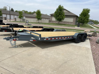 New 2024 H and H Trailer H8218+2HDFD-100 (82  x 20'+2')  Equipment Trailer