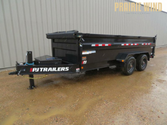 New 2024 PJ Trailers 16 DE Dump Trailer 10K's
