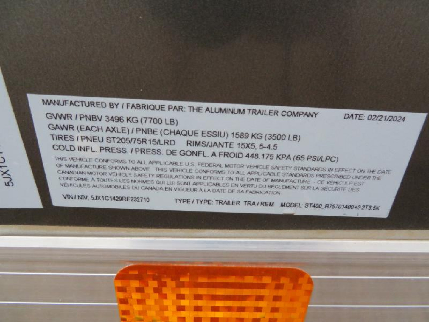 New 2024 ATC ST400 7.5x14 Enclosed Cargo Trailer