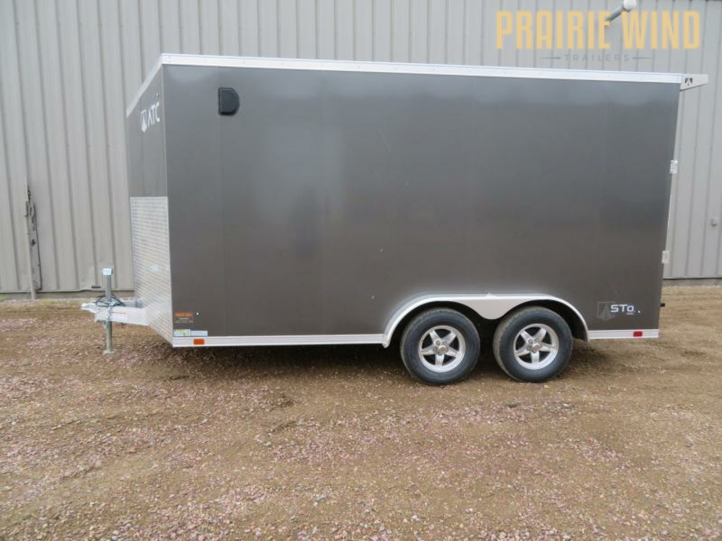 New 2024 ATC ST400 7.5x14 Enclosed Cargo Trailer