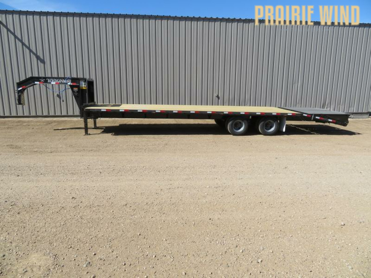 New 2025 Titan Trailer 32' Gooseneck Flatbed Flatbed Trailer