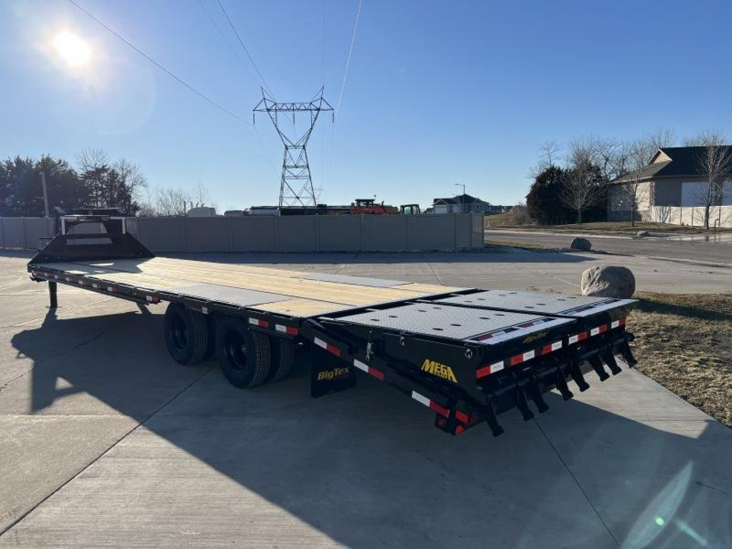 New 2024 Big Tex Trailers 33' Gooseneck Flatbed Trailer