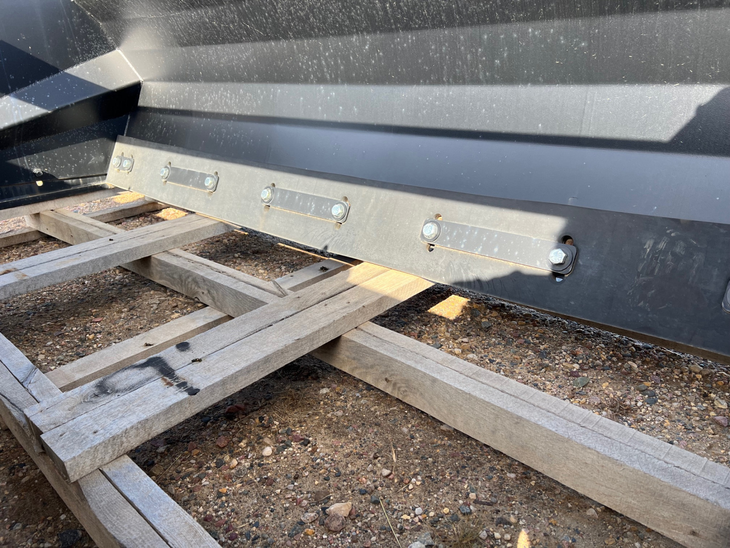 New 2025 Jenkins Iron and Steel 96" Skid Steer Snow Pusher Attachment