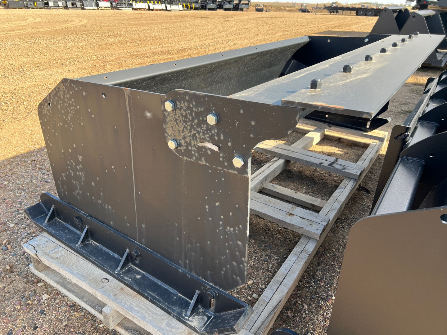 New 2025 Jenkins Iron and Steel 96" Skid Steer Snow Pusher Attachment