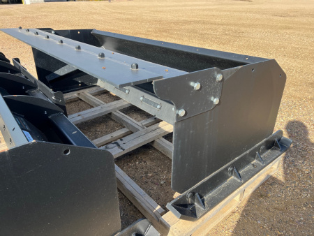 New 2025 Jenkins Iron and Steel 96  Skid Steer Snow Pusher Attachment