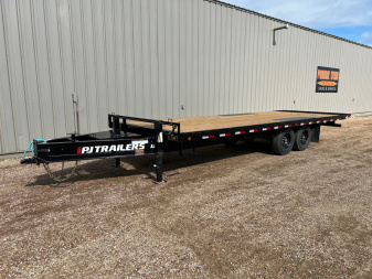 New 2024 PJ Trailers 24 Tiltbed T9 Deckover Trailer