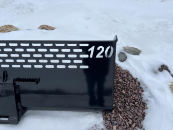 New 2024 Millwood Metalworks 120" Skid Steer Snow Bucket Buckets
