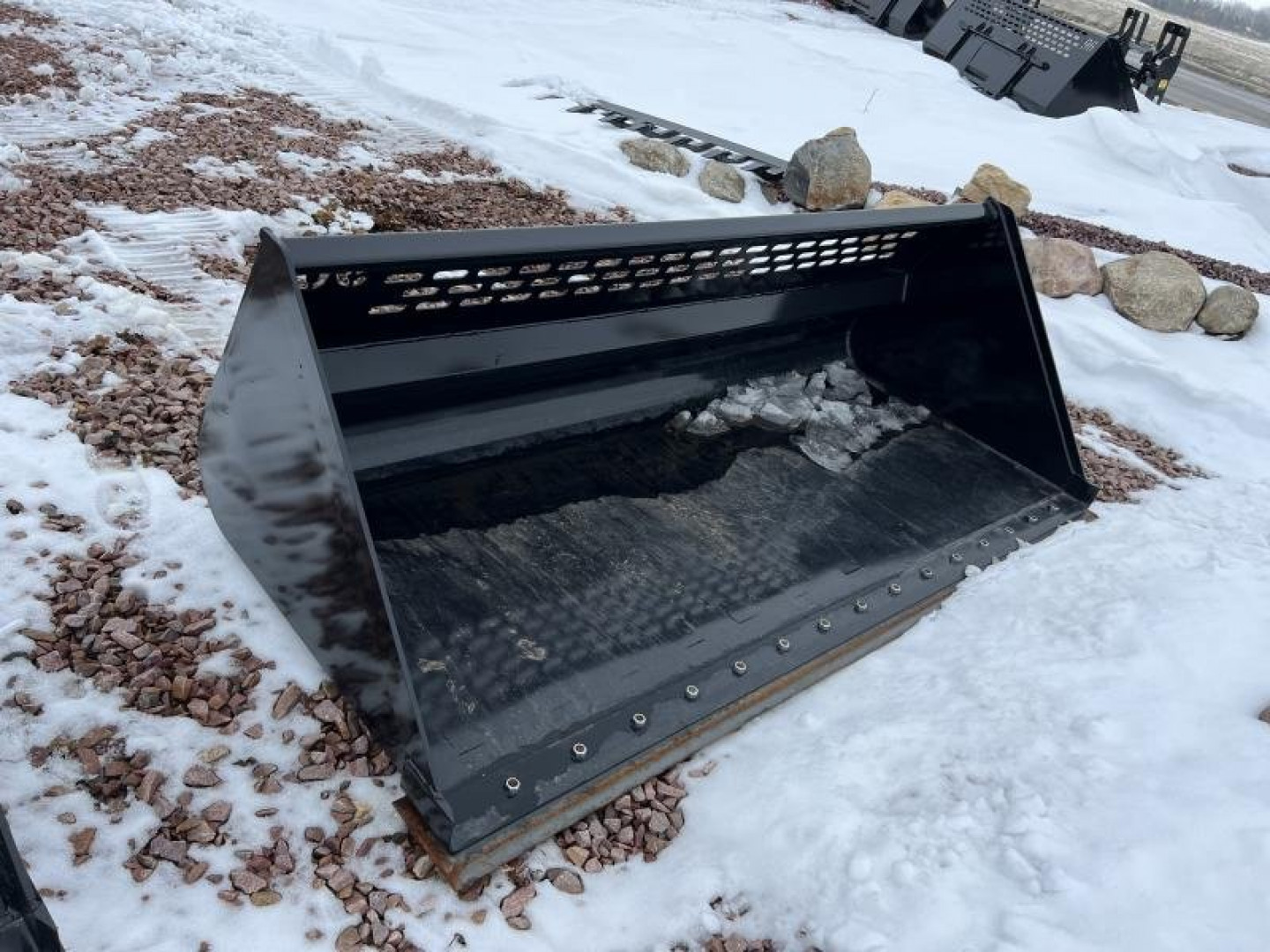 New 2024 Millwood Metalworks 96" Skid Steer Snow Bucket Buckets